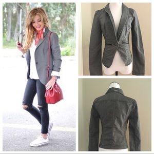 NWT GUESS GRAY BLAZER/JACKET